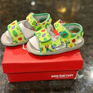 See Kai Run Kids Green Sandals
